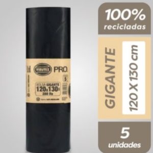 BOLSA DE BASURA 120*130*5 UNIDADES VIRUTEX PRO