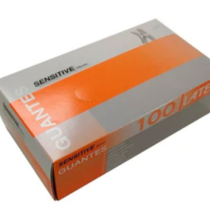 GUANTE LATEX TALLA S 100 UNIDADES SENSITIVE