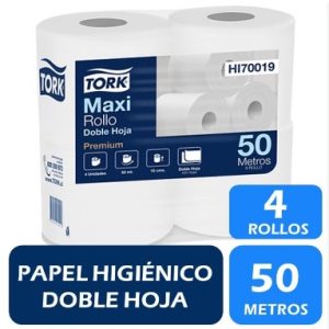 PAPEL HIGIÉNICO PREMIUM 4*50 MTS TORK