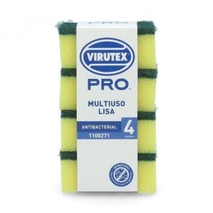ESPONJA LISA X 4 UNIDADES VIRUTEX PRO