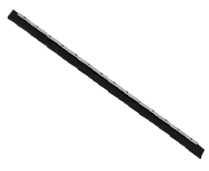 BARRA METALICA CON GOMA SECA VIDRIO 35 CM (REPUESTO)