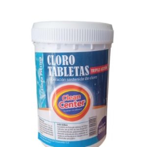 CLORO TABLETAS TRIPLE ACCIÓN CLEAN CENTER