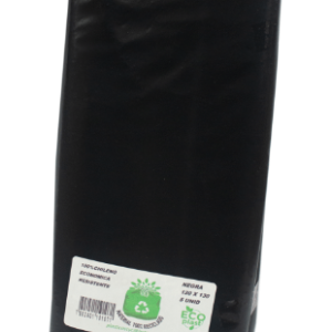BOLSA DE BASURA 120*130*5 UNIDADES  CARGA PESADA (100 MICRAS) ECOPLAST