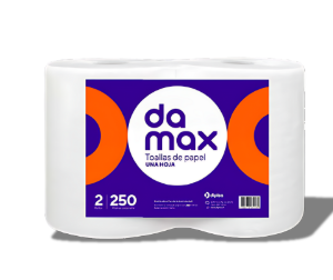 TOALLA INDUSTRIAL 2*250 MTS DAMAX