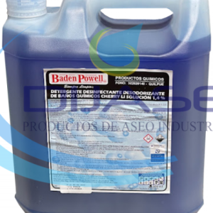 DETERGENTE BAÑO QUIMICO CHERRY 5 LTS BADEN POWELL