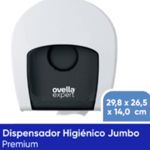 DISPENSADOR DE PAPEL HIGIENICO PREMIUM 500 MTS OVELLA