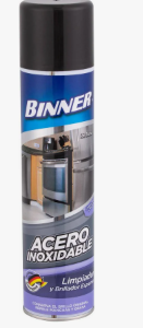 LIMPIADOR ACERO INOXIDABLE 400 ML BINNER
