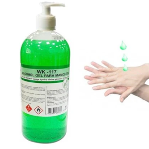 ALCOHOL GEL 1 LITROS CON TAPA DOSIFICADORA WINKLER