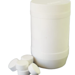 PASTILLA DE CLORO PARA ESTANQUE DE BAÑO / FRASCO 50 UNIDADES APROX.