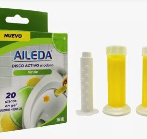 GEL ADHERENTE INODORO LIMON 20 DISCOS AILEDA