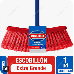ESCOBILLON MULTIUSO EXTRA GRANDE VIRUTEX ROJO  (1201134)