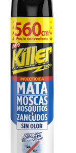 INSECTICIDA MATA MOSCAS, MOSQUITOS Y ZANCUDOS 560CC SIN OLOR KILLER