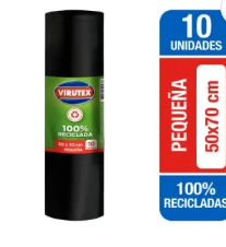 BOLSA DE BASURA 50*70*10 UNID. BIOROLLO VIRUTEX ( 1880043)